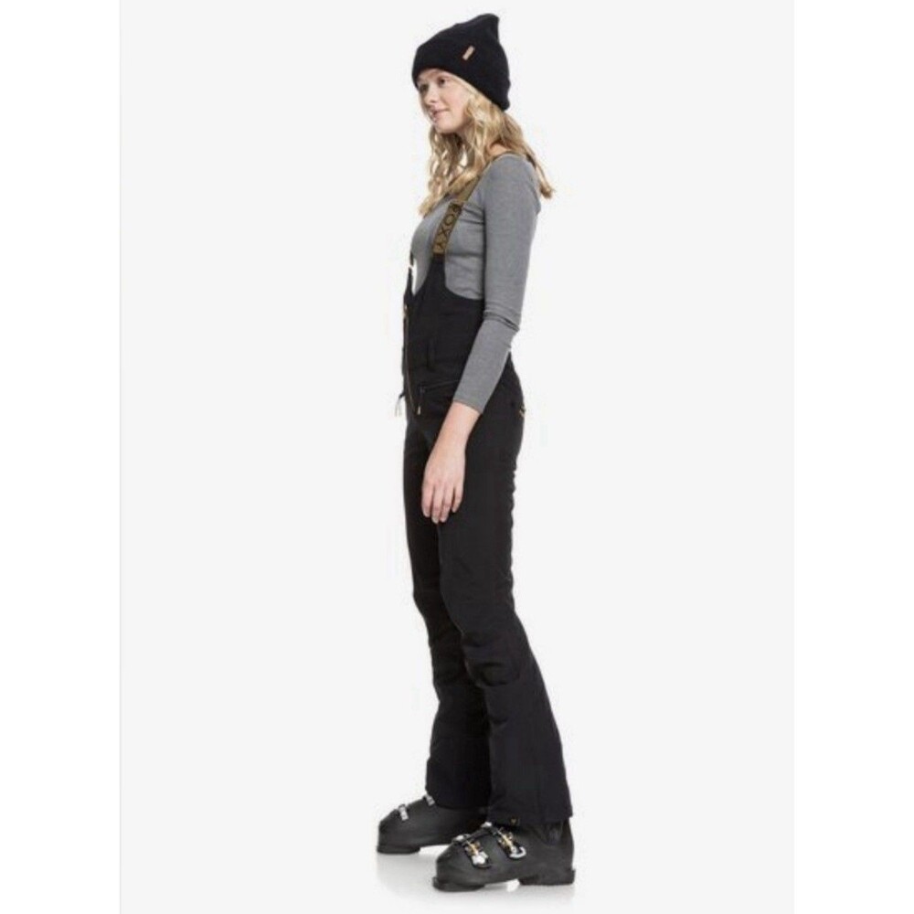 Roxy Torah Bright Summit  Snow Pants Ski Snow Board Small NWT Black Gold